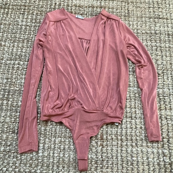 NWOT Free People turnt Ginger spice bodysuit small - Picture 4 of 7
